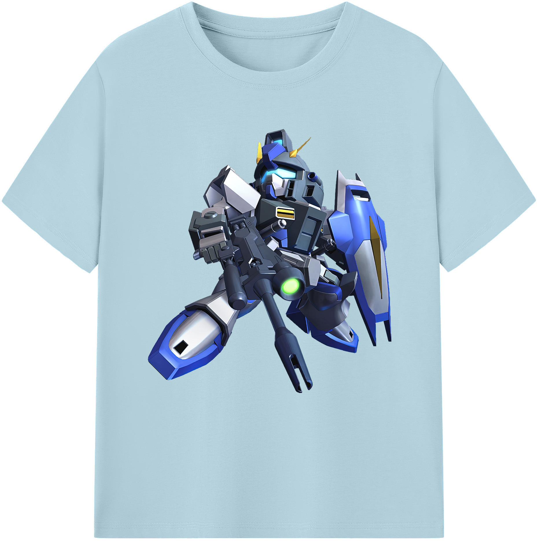 （画像用） 機動戦士ガンダム Mobile Suit Gundam 綿100％半袖Tシャツ（フロントプリント）